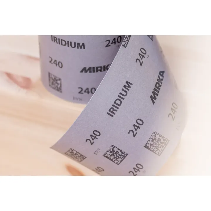 Rouleau abrasif Mirka Iridium PM 115mm x 25m