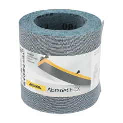 Rouleau abrasif auto-agrippant Mirka Abranet HCX 115 mm x 10 m – en maille micro-perforée