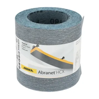 Rouleau abrasif auto-agrippant Mirka Abranet HCX 115 mm x 10 m – en maille micro-perforée