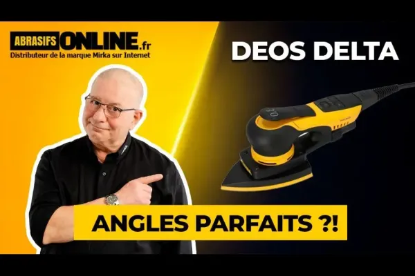 Présentation de la ponceuse Delta MIRKA DEOS