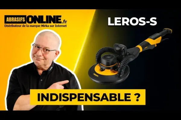 Présentation de la ponceuse murs et plafonds MIRKA LEROS S (Short)