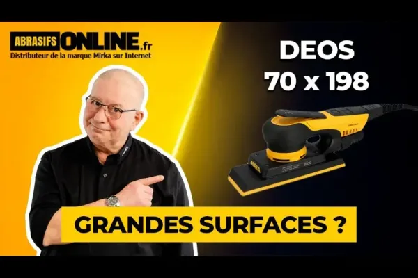 Présentation de la ponceuse MIRKA DEOS 70x198 (MID3834044)