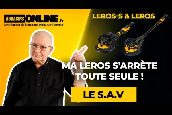 Pourquoi votre ponceuse MIRKA LEROS s’arrête ? Causes et solutions