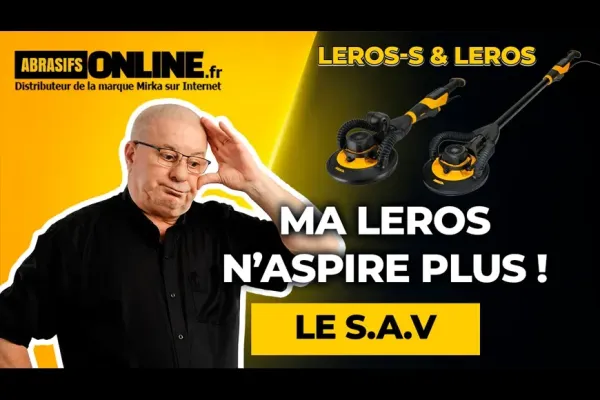 Problème Mirka LEROS : vibrations et mauvaise aspiration (vidéo + explications)