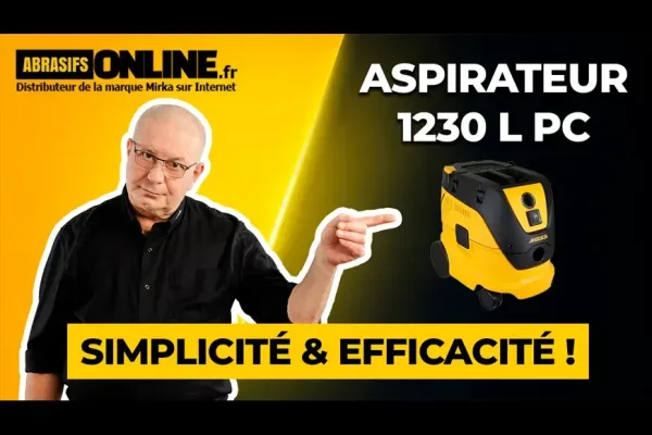 MIRKA 1230 LPC : l’aspirateur indispensable pour un ponçage sans poussière