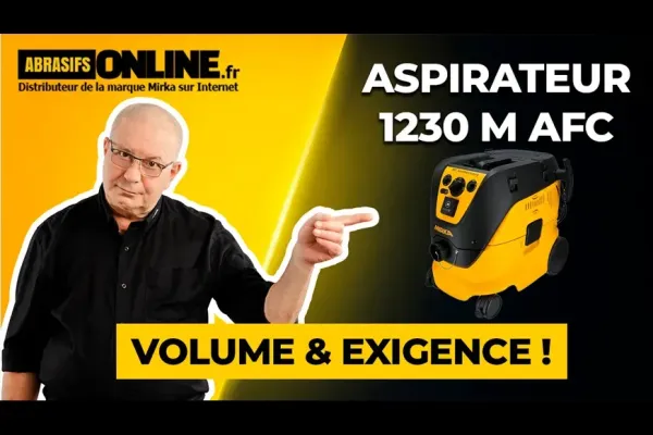 Mirka 1230 M AFC : L’aspirateur pro pour poussières fines (test complet)