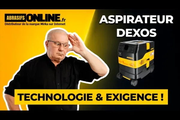 Mirka DEXOS 1217 M AFC : aspirateur classe M pour ponçage pro