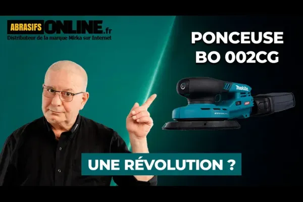 MAKITA BO002 XGT 40V : la ponceuse excentrique sans fil pour les pros