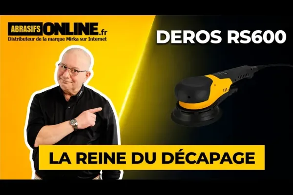 MIRKA RS600 : test de la ponceuse rotative professionnelle