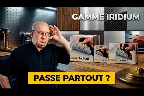 MIRKA IRIDIUM : l’abrasif ultra-polyvalent pour vos travaux de ponçage