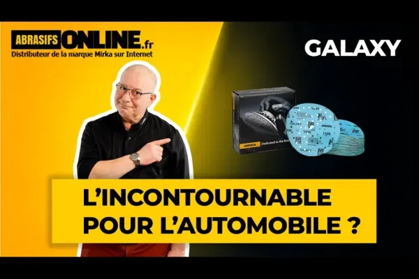 MIRKA Galaxy : abrasif céramique pour carrosserie | Vidéo