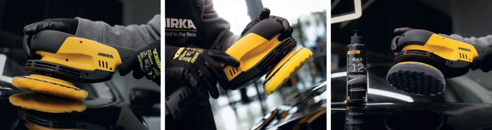 Utilisation de la polisseuse Mirka POLAROS MRP6002100