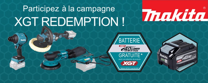 campagne makita redemption 2026 - batterie 40v offerte