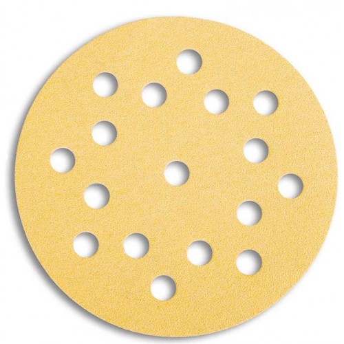 RETOL Disques Abrasifs Auto-agrippants, 150 Mm, 17 Trous, G24, P. Ponceuses Excentriques, Corindon Normal (Lot De 25