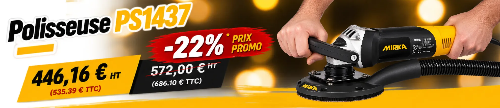 Promo polisseuse decapeuse Mirka PS1437 image