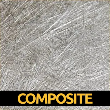 Ponçage du composite